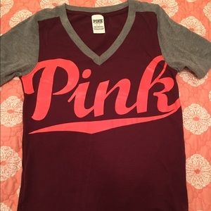Pink V-Neck Brand New. Never Worn.
