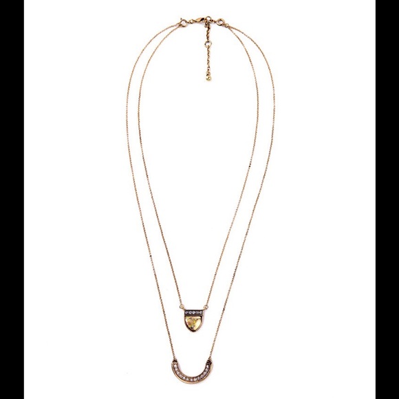 • SALE • 2 in 1 Moon Layered Necklace • - Picture 2 of 2