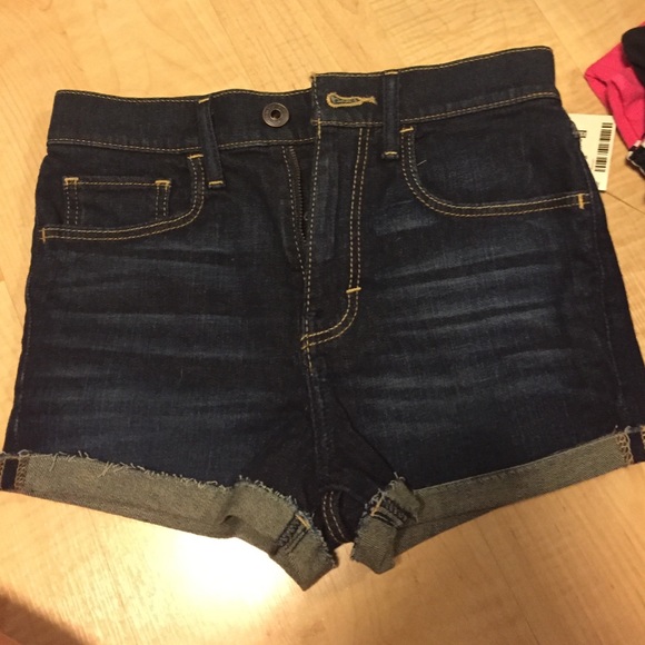 High waisted Abercrombie kids shorts