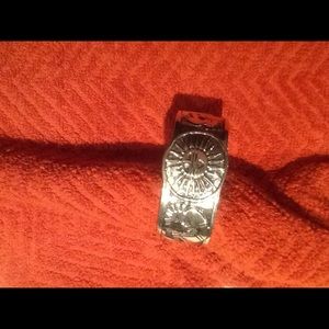 Sterling Silver Mayan Cuff bracelet