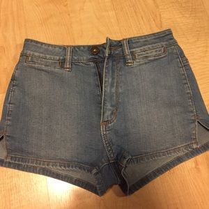 High waisted shorts