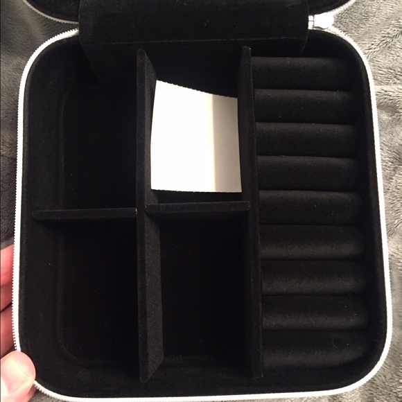 Brand-new jewelry box with the mirror