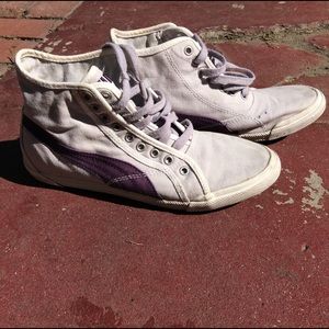 Violet purple classic canvas Puma