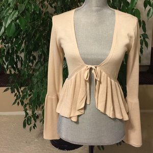 Adorable peplum sweater