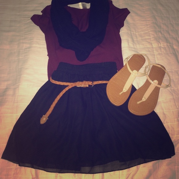 Dresses & Skirts - Black Skater Skirt