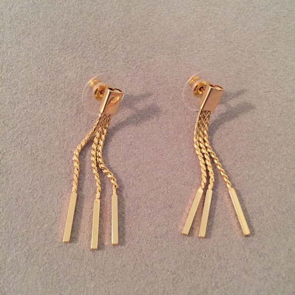 Gold color earrings