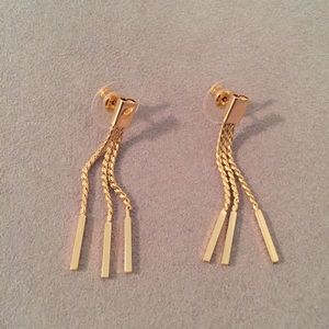 Gold color earrings