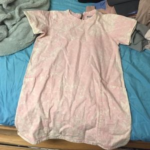 Boohoo Acid Wash Jean dress