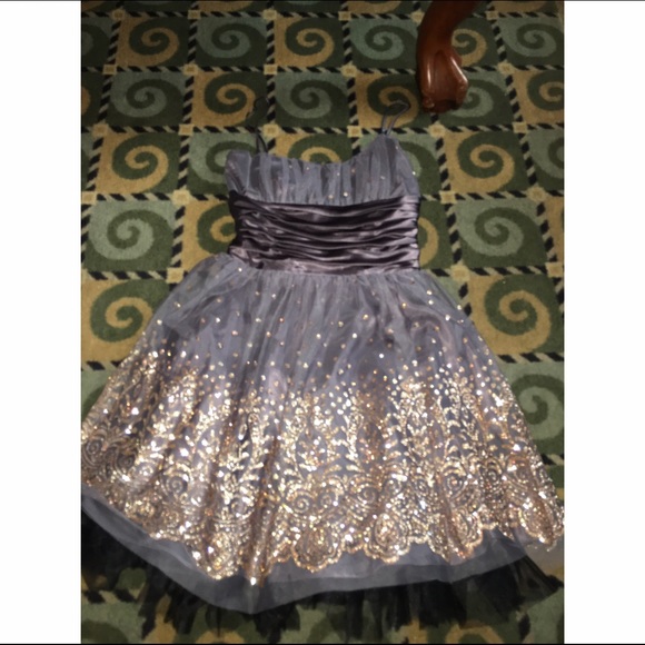 Fancy Glittery Gold Dress 😌✨