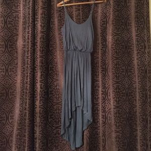 Blue high/low dress