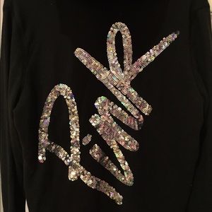VS PINK sequin zip hoodie