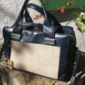 Calvin Klein Prussian Blue box purse