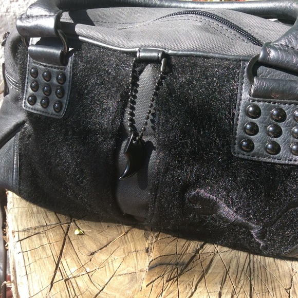 Puma studded and shag bag