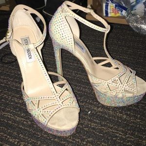 Steve Madden rhinestone heels