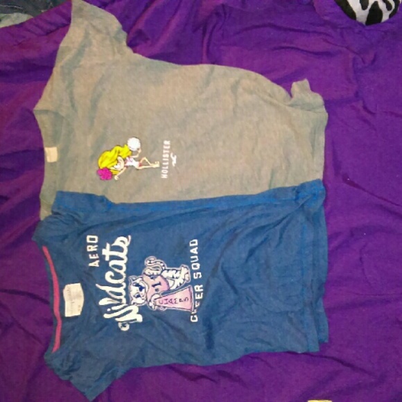 Two cute Ts Hollister n aero