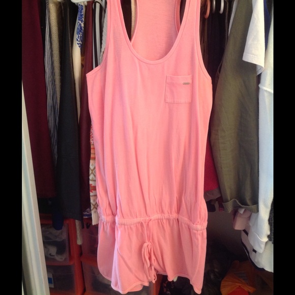 PINK racer back romper 😊