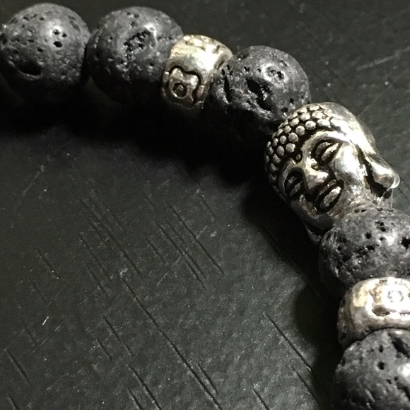 💕5 BRACELETS BUNDLE💕 Lava Stone Lucky Bracelets - Picture 4 of 4