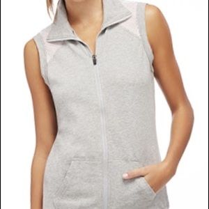 Fabletics vest with mesh details