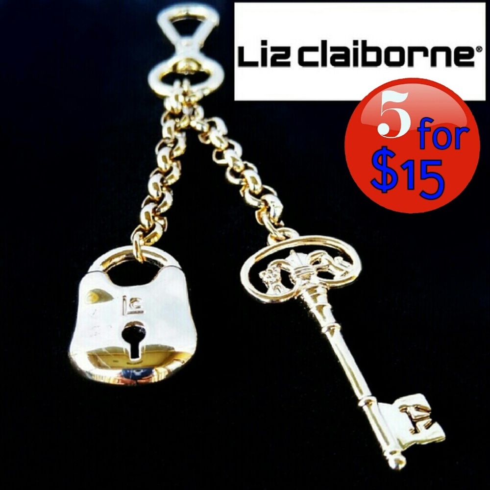 ??Liz Claiborne Lock & Key Handbag Charm??