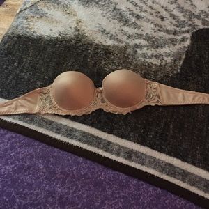 Nude lacy bra