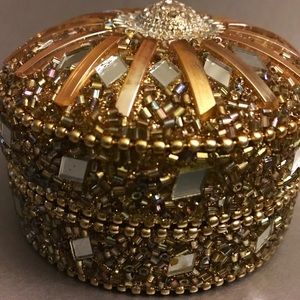 Beaded stash box