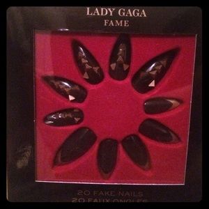 Lady Gaga Fame fake nails- glue not included