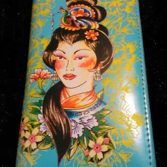 Ed Hardy Geisha wallet