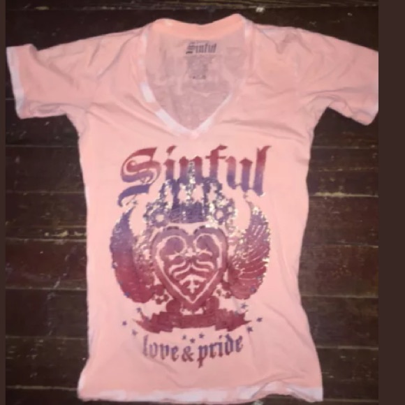 Affliction top medium sinful