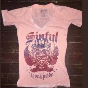 Affliction top medium sinful
