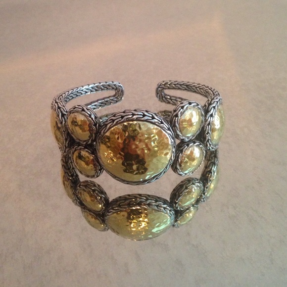 John hardy cluster gold bracelet