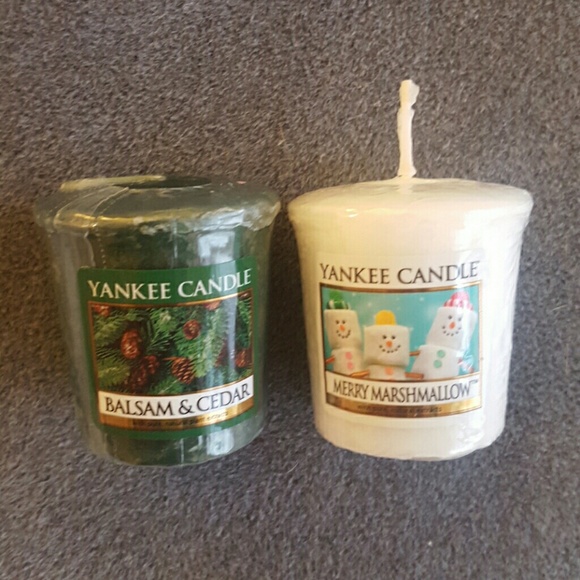 Yankee Candle winter votives holiday/Christmas!