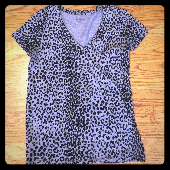 Leopard print tee