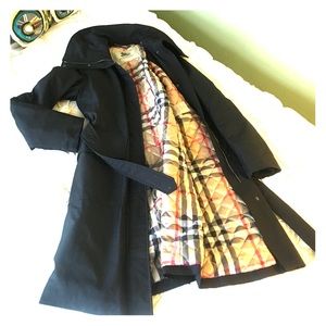 Burberry London Quilted Lined Trench Coat