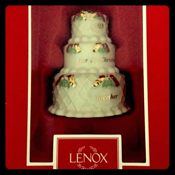 NIB Lenox2015 "first Christmas together" ornament