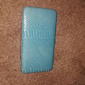 Blue wallet
