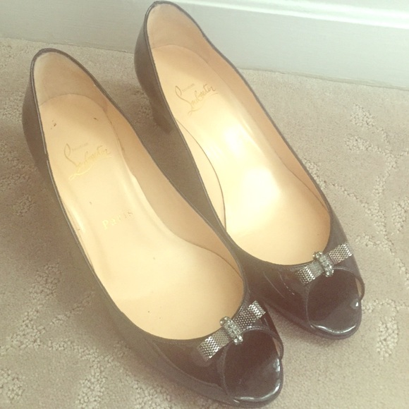 Christian Louboutin Kitten Pumps with Bow