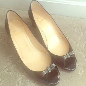 Christian Louboutin Kitten Pumps with Bow