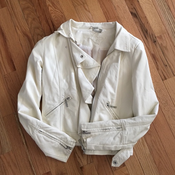 Faux leather jacket