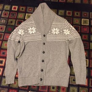 NWOT Old Navy Men's L Grey Cardigan Sweater