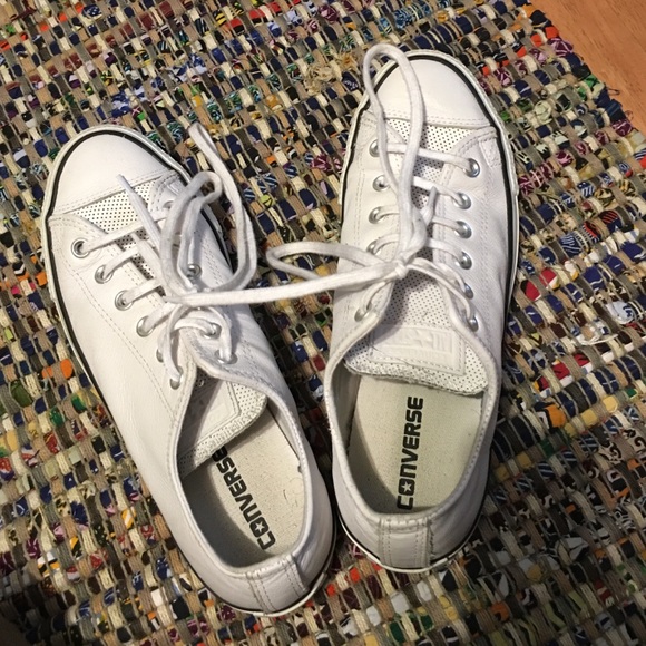 Converse leather shoes