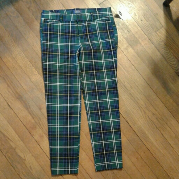 Old Navy Plaid Puxie Pants --- NWT
