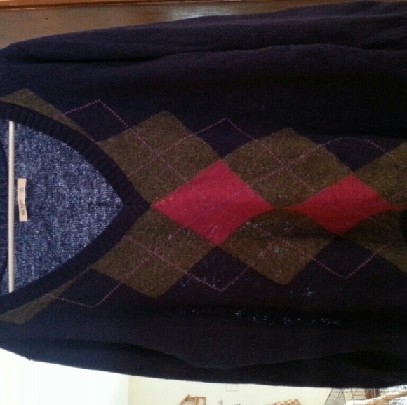 Old Navy Argyle Sweater