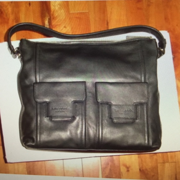 Kate spade Thompkins square black leatherNWT