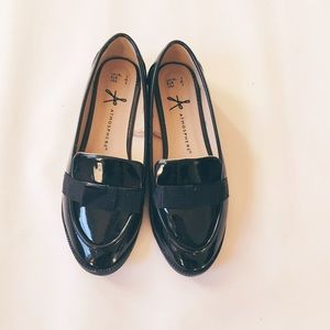 Black Bow Loafers