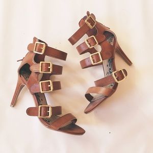 Brown Gladiator Heels