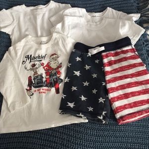 H&M, Carters & Children's Place boys clothes.