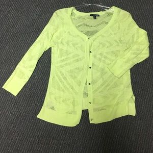 American Eagle Cardigan Neon