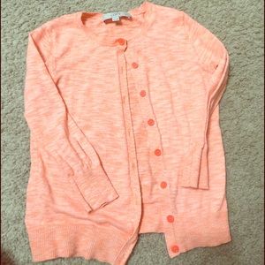 Peach cardigan