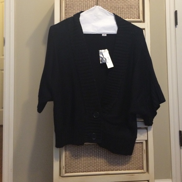 NWT black cardigan