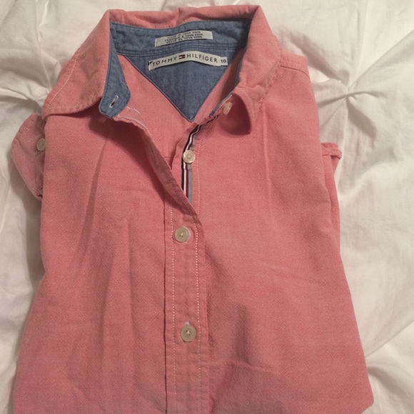 Tommy Hilfiger red Oxford